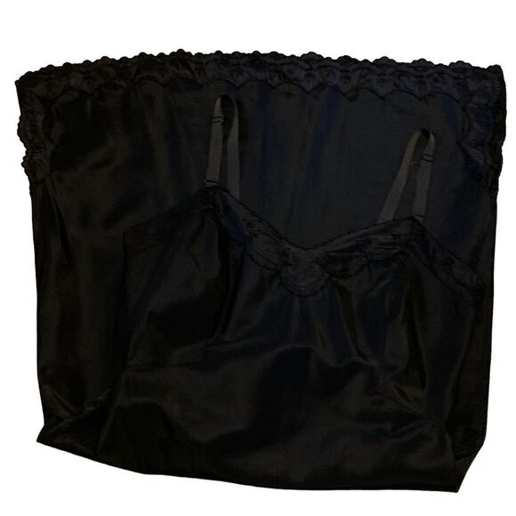 Vintage Barbizon Black Slip XS - Picture 7 of 8